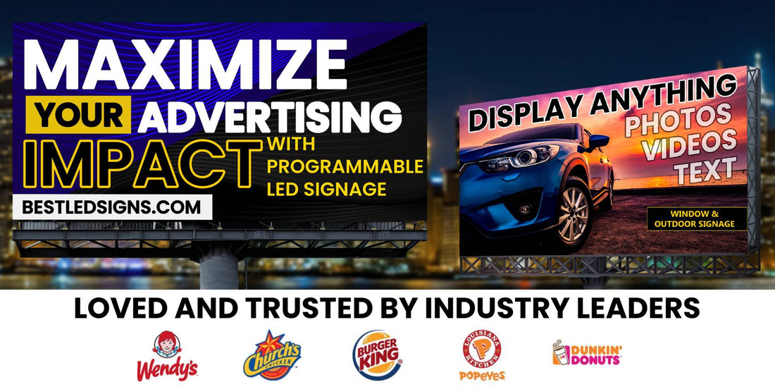 Programmable LED Signs: The Ultimate Business Signage Solution