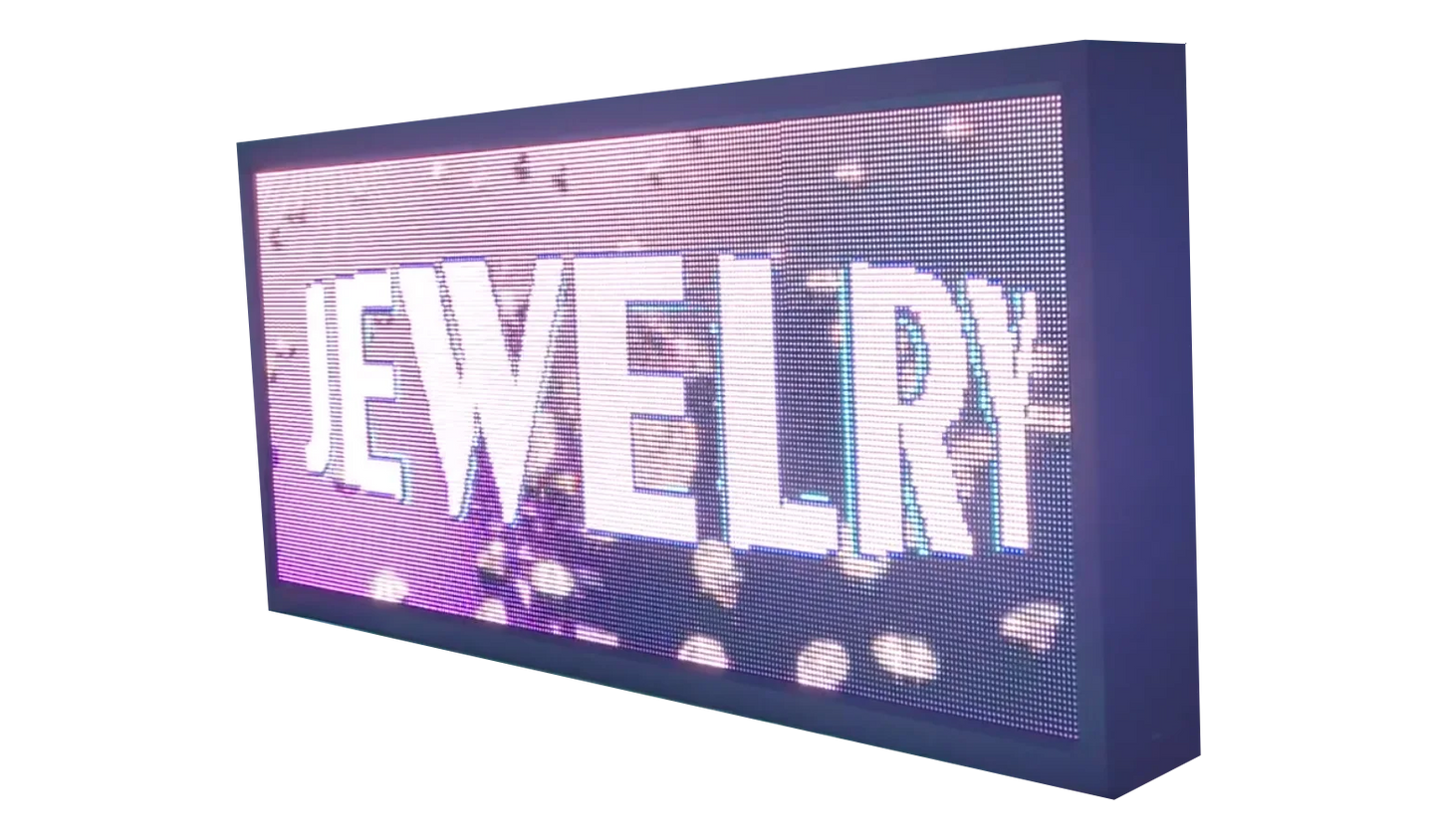 20" x 52" Programmable LED Window Sign