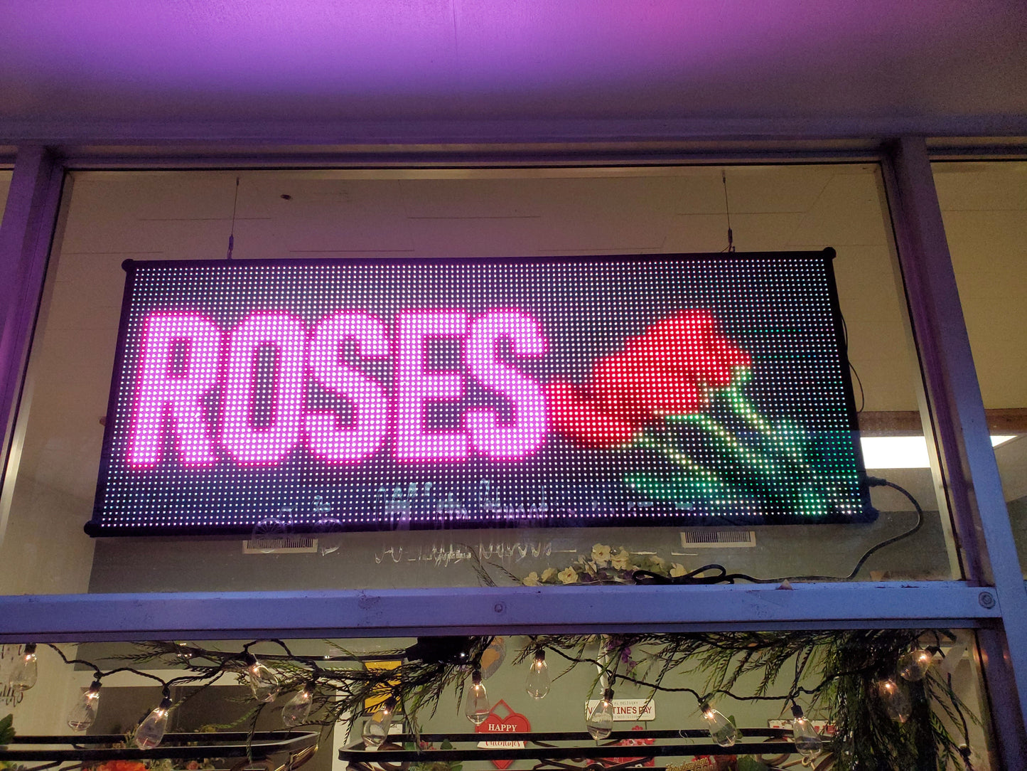 20x52 Programable LED Window Sign