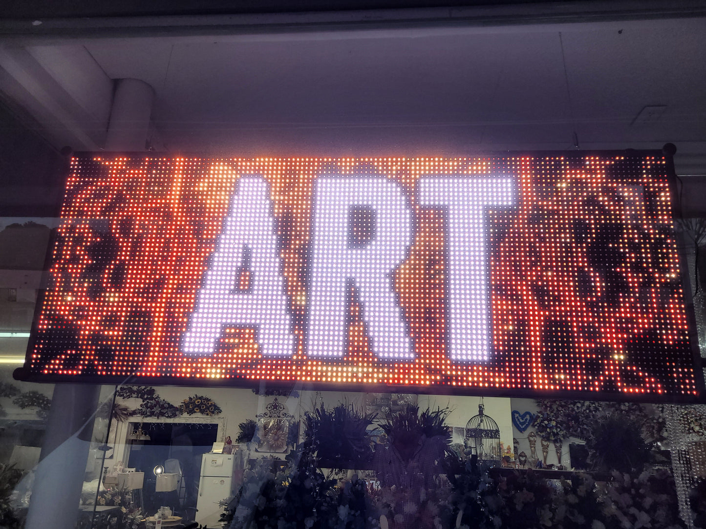 20x52 Programable LED Window Sign
