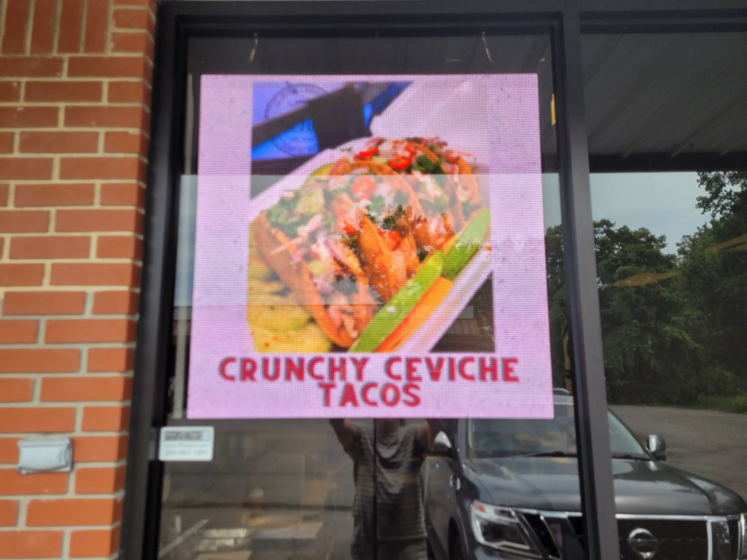 Programmable LED Sign for Restaurant