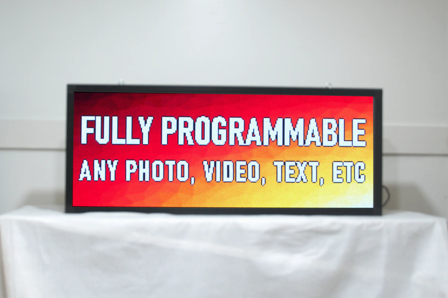 20" x 52" Programmable LED Window Sign