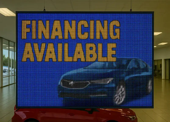 Window LED Dealership Signs