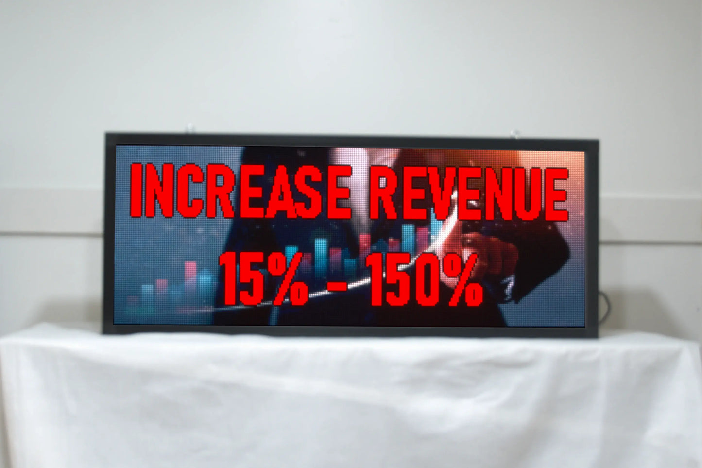 20" x 52" Programmable LED Window Sign