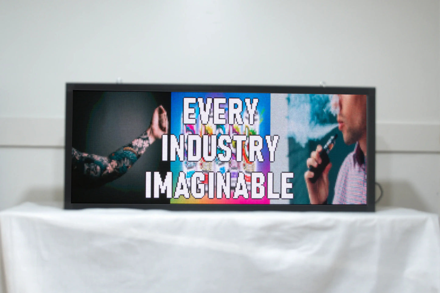 20" x 52" Programmable LED Window Sign