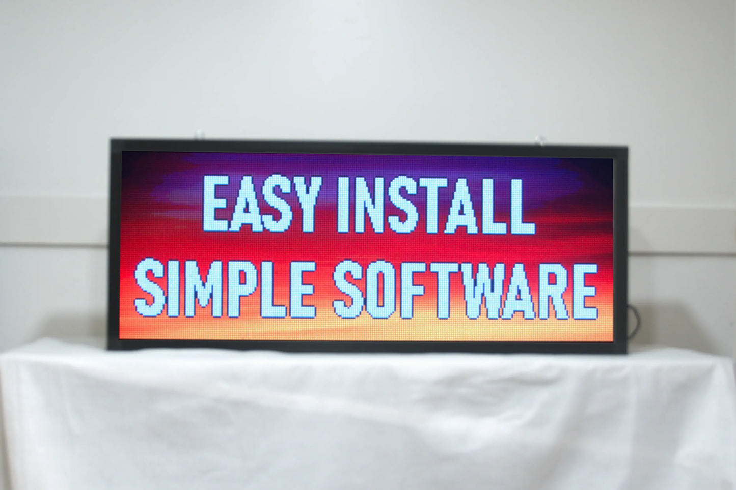 20" x 52" Programmable LED Window Sign