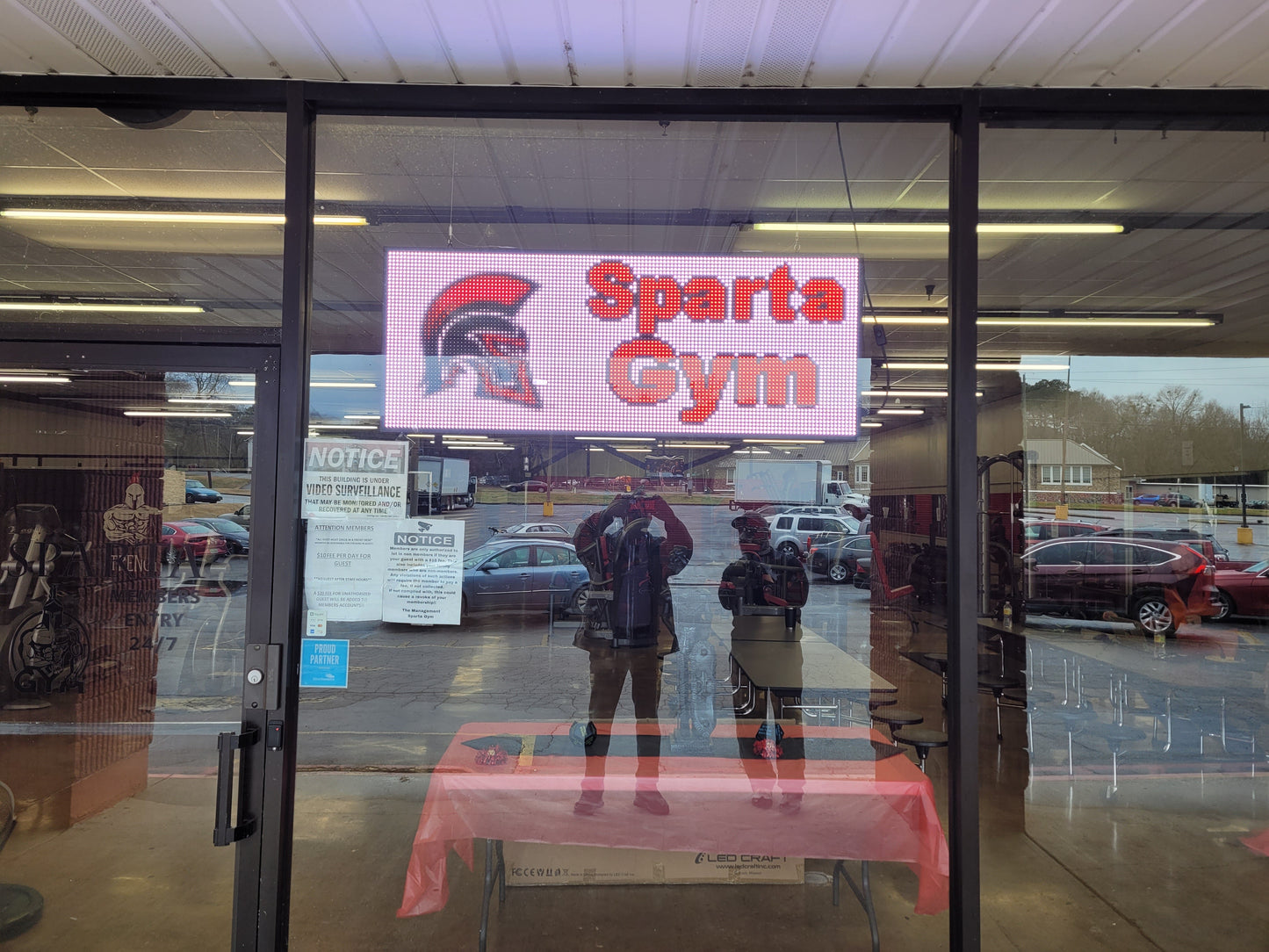 20x52 Programable LED Window Sign