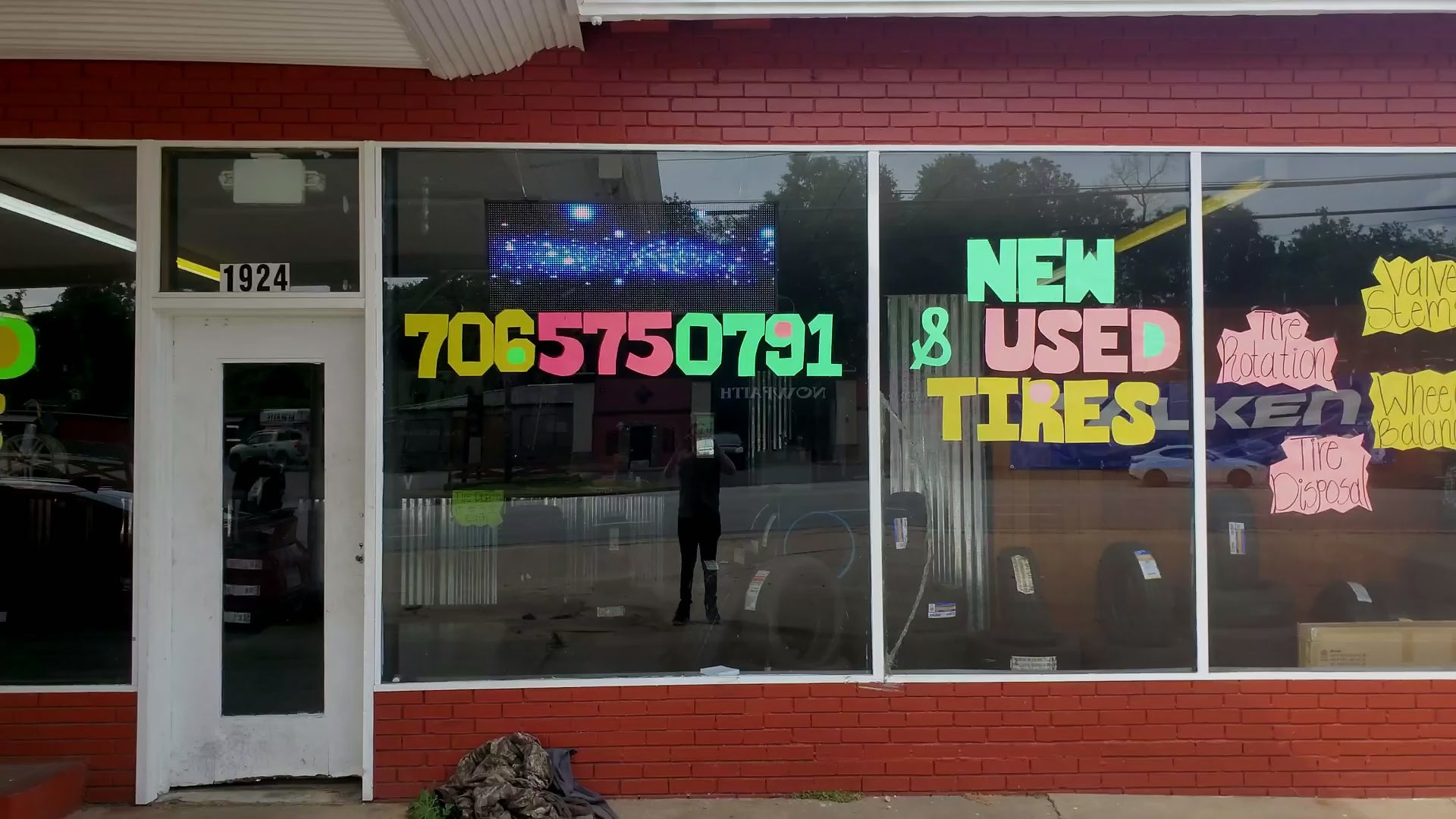 Programmable LED Window Sign