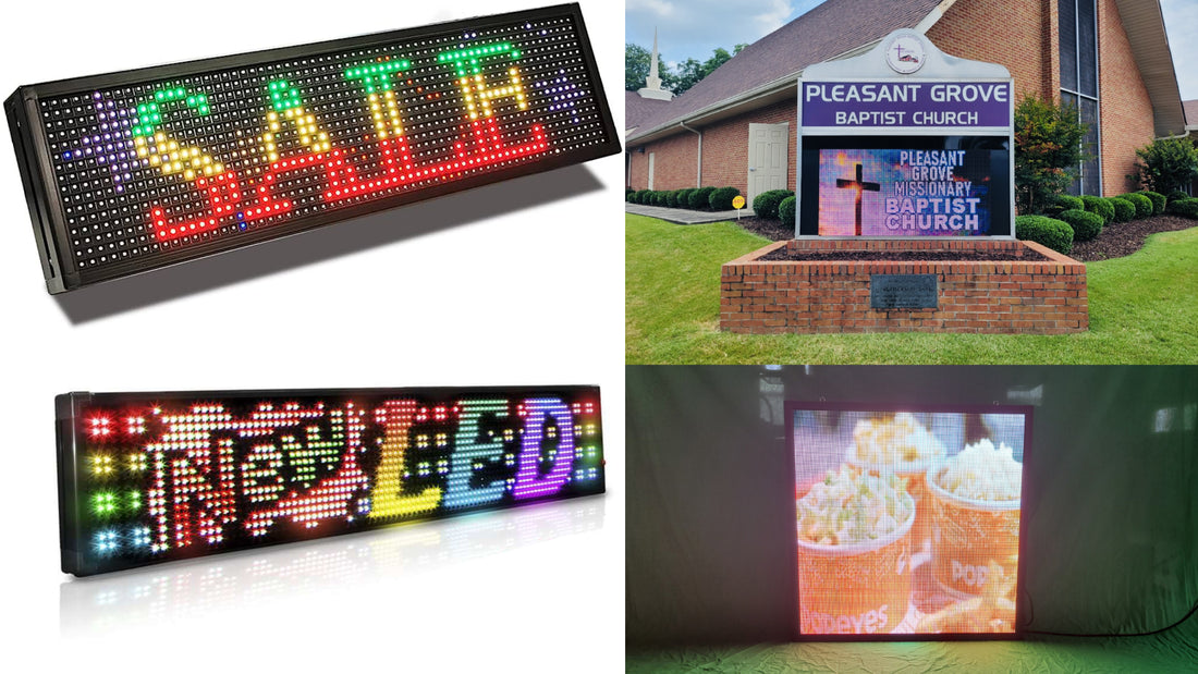 Electronic Scrolling Signs Vs Fully Programmable Signs: The Ultimate Showdown