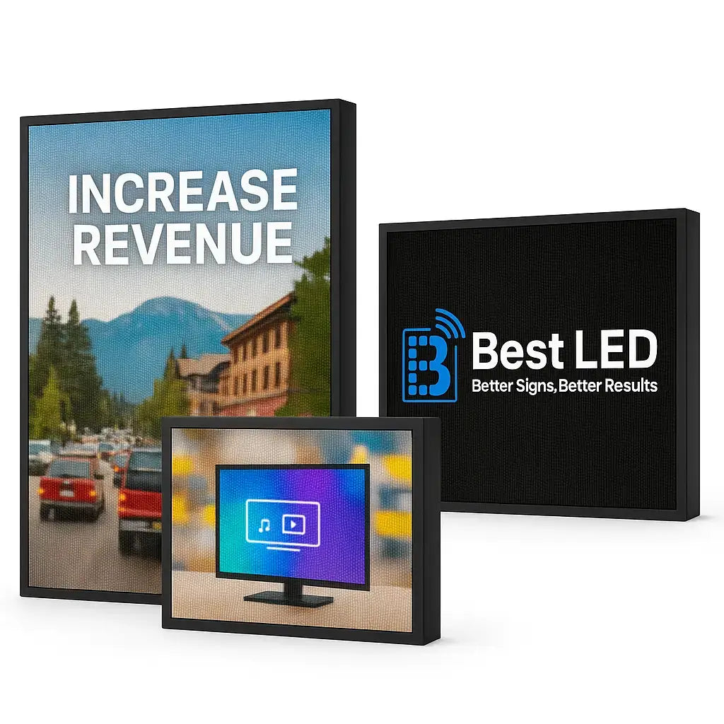 Programmable LED Window Signs | Digital Signage | Best LED Signs ...