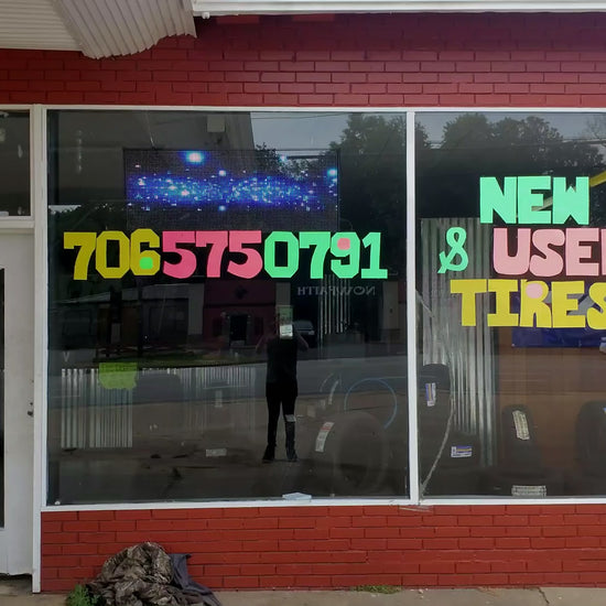 Programmable LED Window Sign