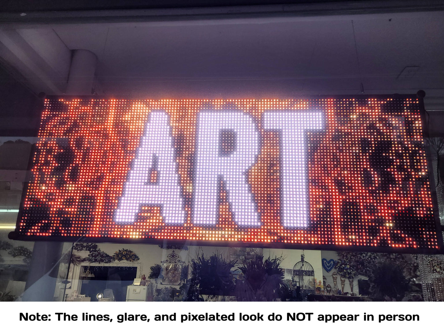 20x52 Programmable LED Window Sign